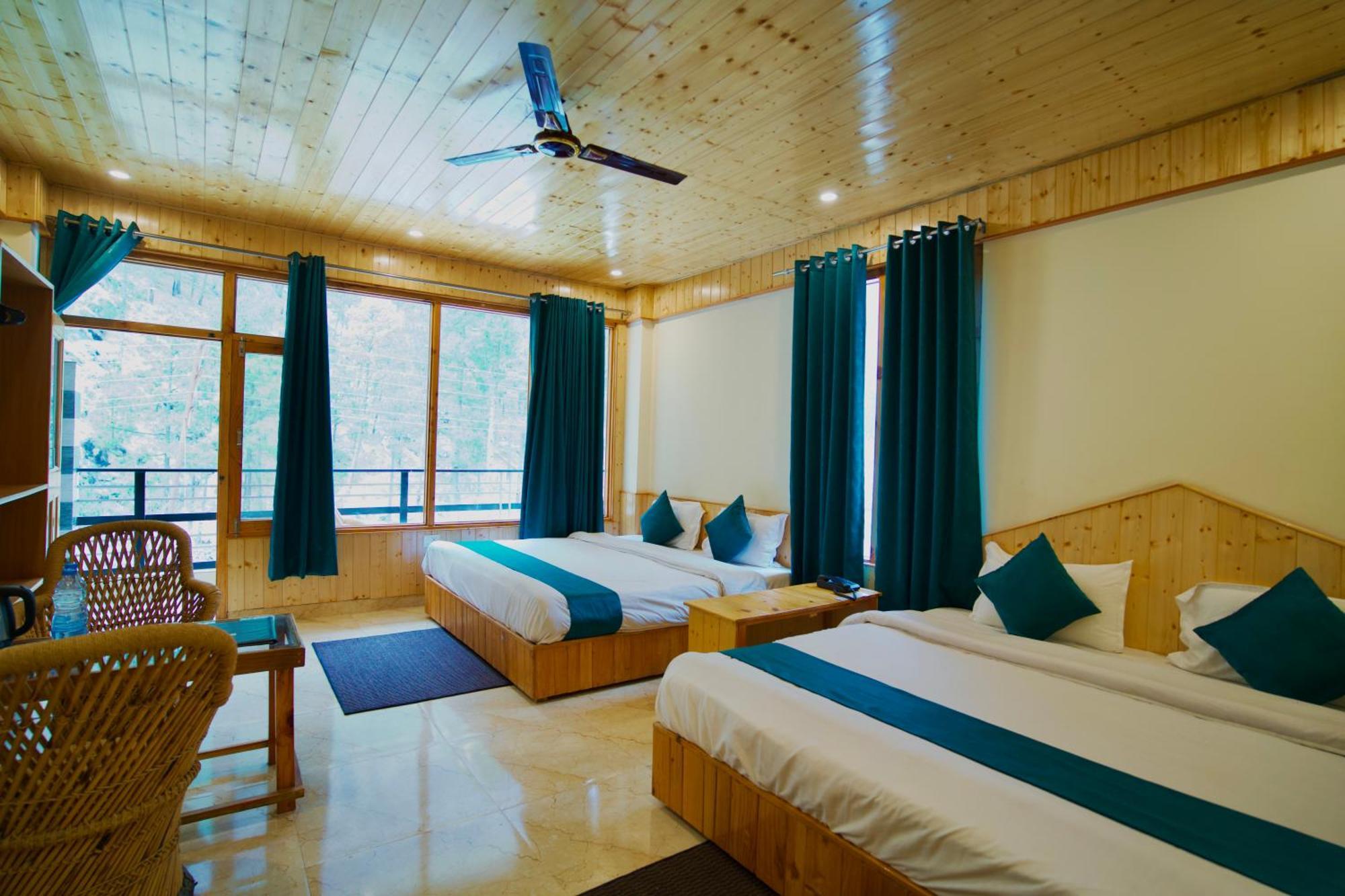 Hotel Mid Orchard Kasol L River Side -Pure Veg Hotel Exterior photo