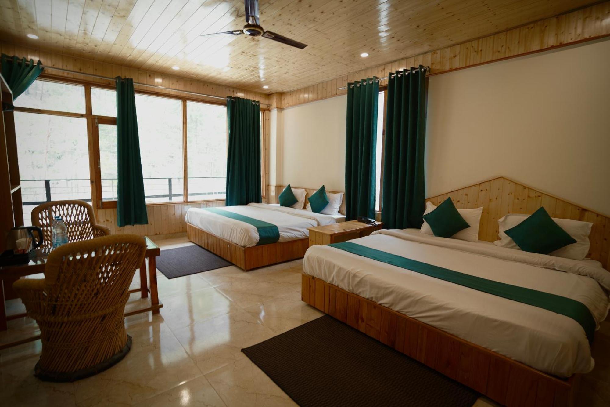 Hotel Mid Orchard Kasol L River Side -Pure Veg Hotel Exterior photo