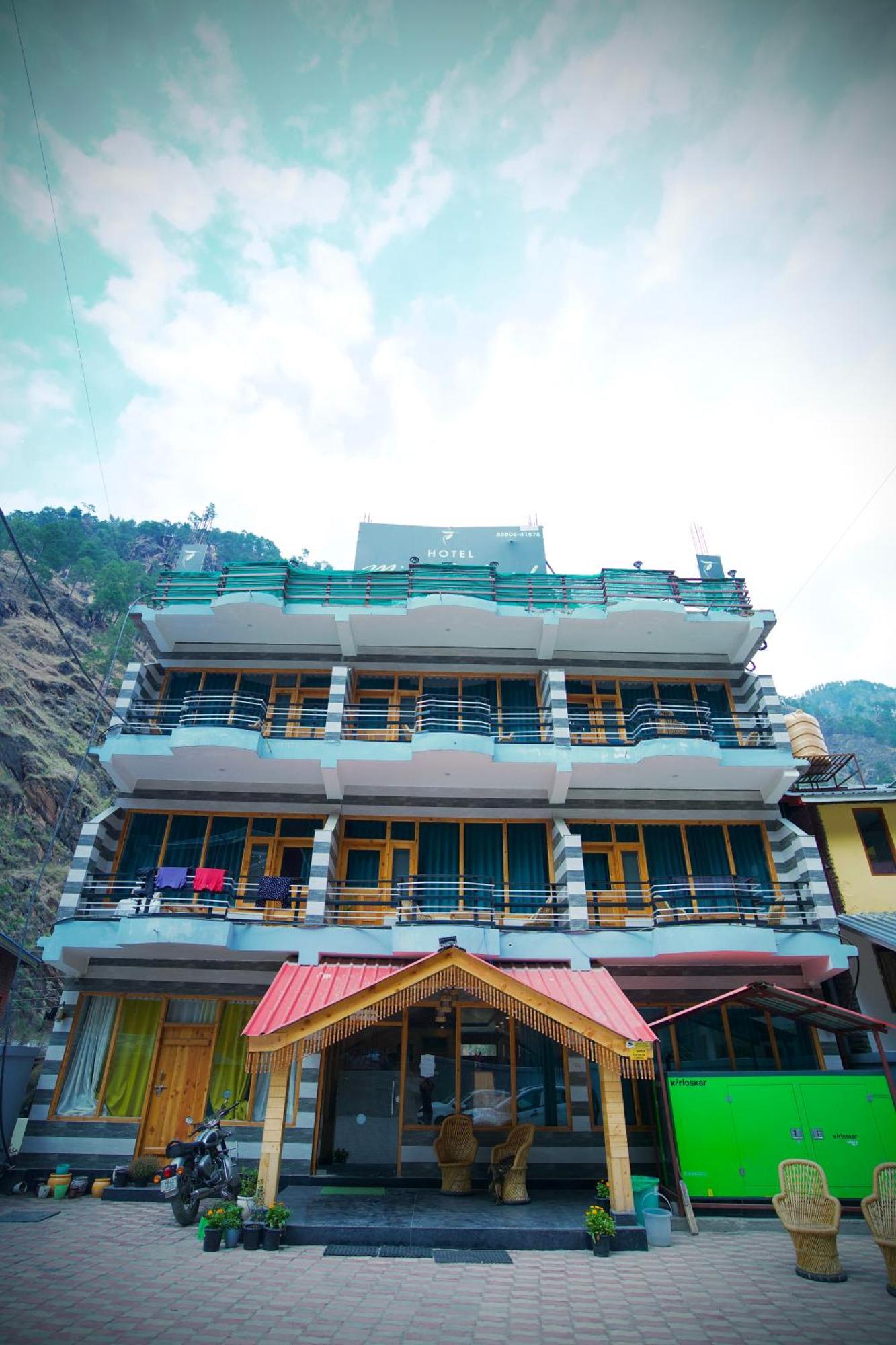 Hotel Mid Orchard Kasol L River Side -Pure Veg Hotel Exterior photo